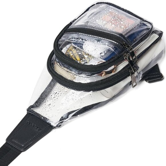 Clear Bag for Stadium Events Approved Clear Purses for Women Crossbody Transpare - Picture 7 of 9